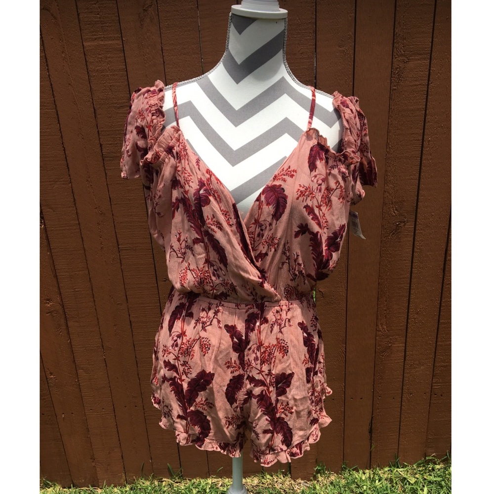 Topshop Floral Romper